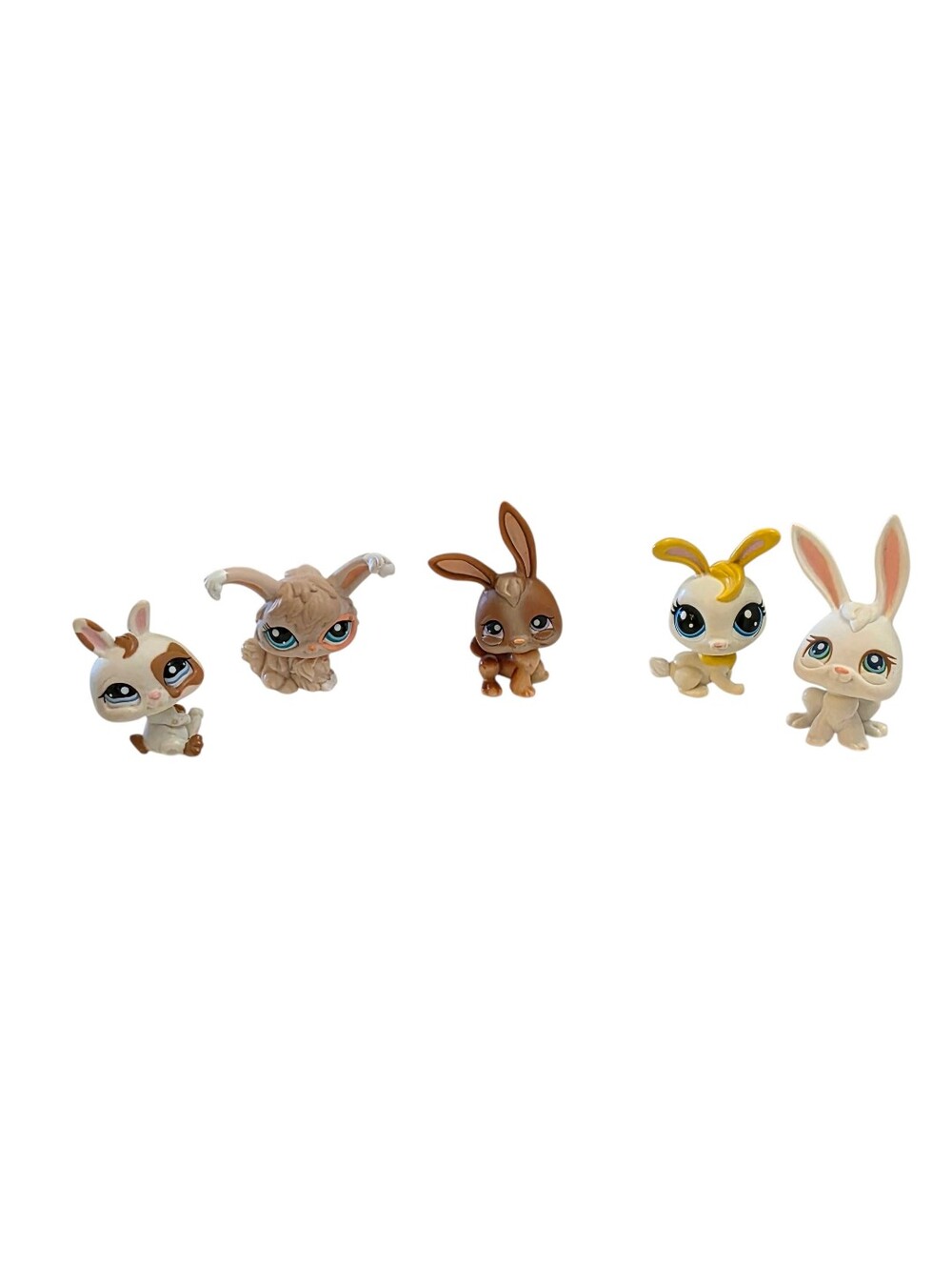 Littlest Pet Shop LPS Lot Of 4‎ Bunnies Rabbits #1359 #1471 #434 #1-129 #3 Toys